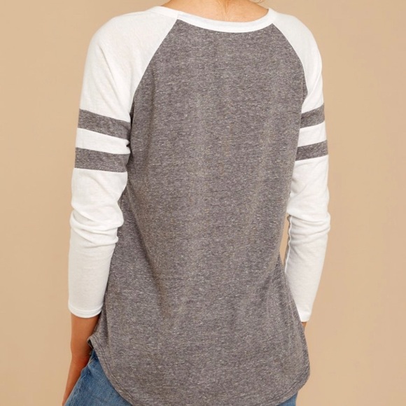 ❤️RAGLAN TOP, BASEBALL ,LONG SLEEVES,SMALL - Picture 5 of 8